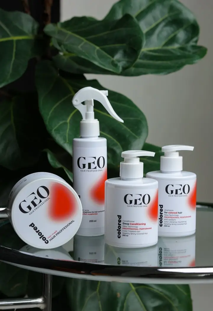 GEO Hair Professional Colored: շամպուն, բալզամ, դիմակ, սփրեյ
